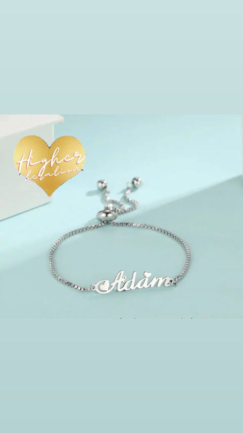 Custom name bracelet